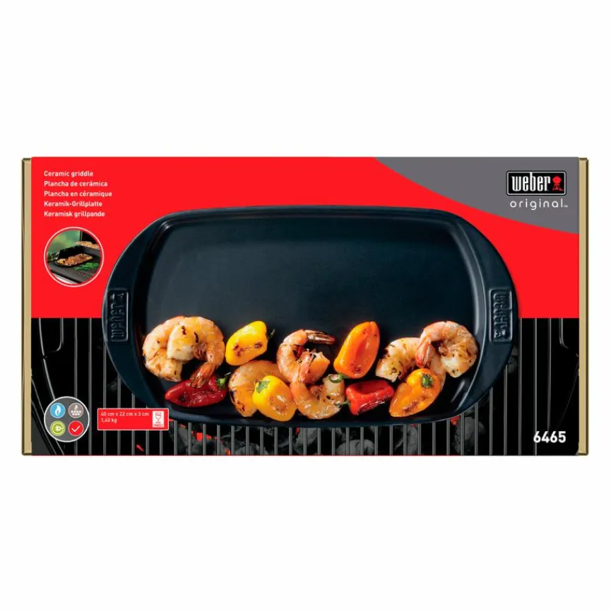 Hot Grillplatte Grillplatte 40 x 22 cm Weber Grills & Grillzubehör