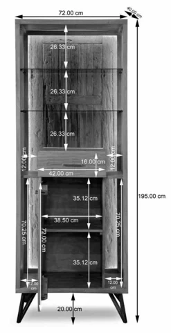 Best Highboard Hudson 2172 Regale|Kommoden