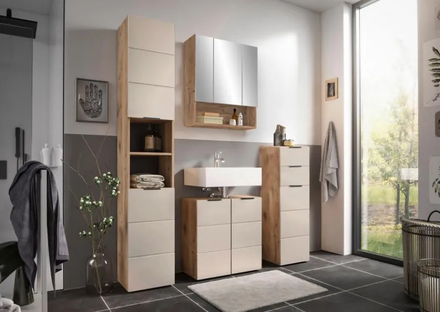 Hot Hochschrank Kreta Badschränke