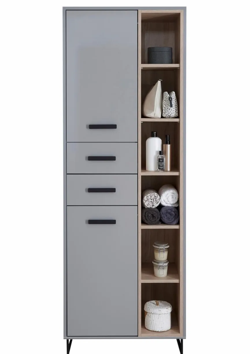 Badschränke|Hochschrank Tunis