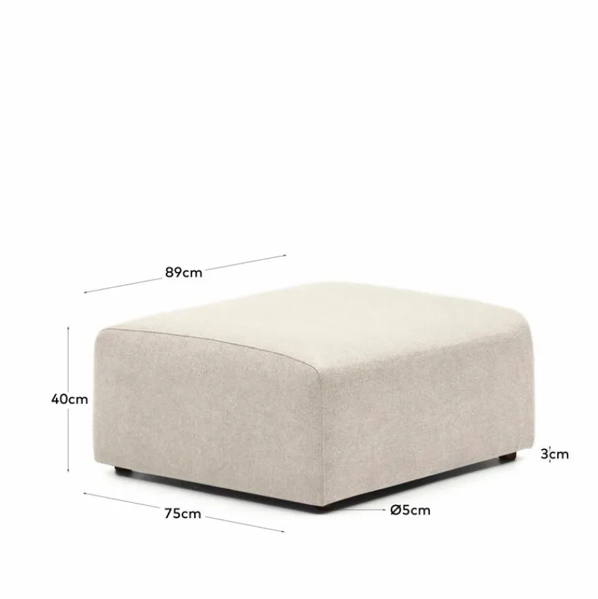 Kave Home Hocker & Poufs|Hocker, Abschlusselement Neom