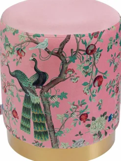 Outlet Hocker Cherry Peacock 86354 Hocker|Hocker & Poufs