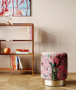 Outlet Hocker Cherry Peacock 86354 Hocker|Hocker & Poufs