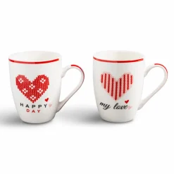 Discount Kaffeebecher Herz 2tlg. Kaffee & Tee