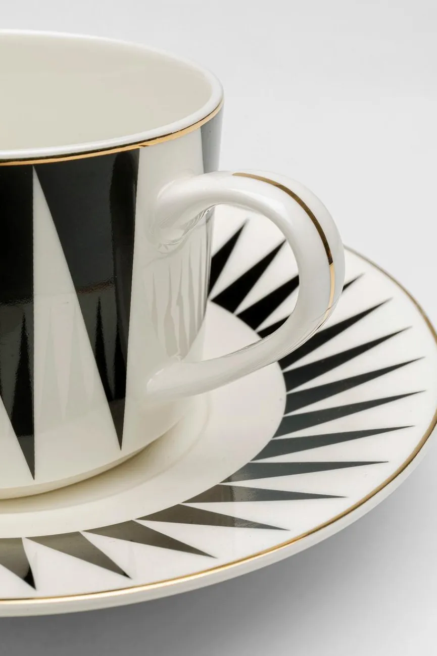 Clearance Kaffeetasse Harlequin 2tlg. Kaffee & Tee