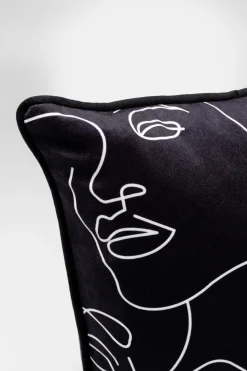 KARE DESIGN Dekokissen|Dekokissen & -Bezüge|Kissen Faces 45 x 45 cm