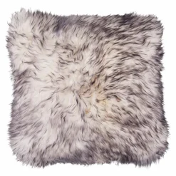 WARM & COMFY Dekokissen|Dekokissen & -Bezüge|Kissen Schaffell 40 x 40 cm