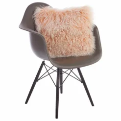 WARM & COMFY Dekokissen|Dekokissen & -Bezüge|Kissen Tibetschaffell 40 x 40 cm