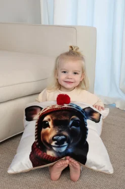 Clearance Kissen Winter Animal 40 x 40 cm Dekokissen|Dekokissen & -Bezüge