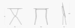 Lafuma Mobilier Balkontische|Klapptisch Balcony II 64 x 70 cm