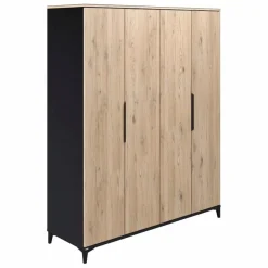 Discount Kleiderschrank Tomke 164 x 205 cm Kinder Babyzimmer Schränke & Regale|Babyzimmer Schränke & Regale