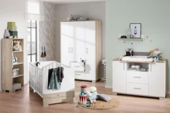 Kinder Paidi Babyzimmer Schränke & Regale|Babyzimmer Schränke & Regale|Kleiderschrank Elian 132 x 206 cm