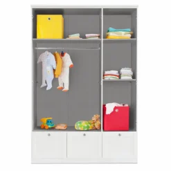 Kinder WIMEX Kinderzimmer Schränke|Kinderzimmer Schränke|Kleiderschrank Filou, 135 x 198 cm