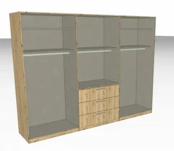 Online Kleiderschrank Henderson 301 x 223 cm Kleiderschränke