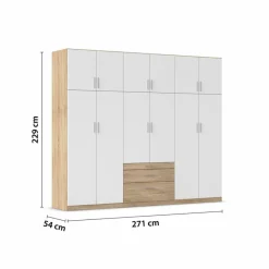 Kleiderschrank Hildesheim 271 x 229 cm Kleiderschränke