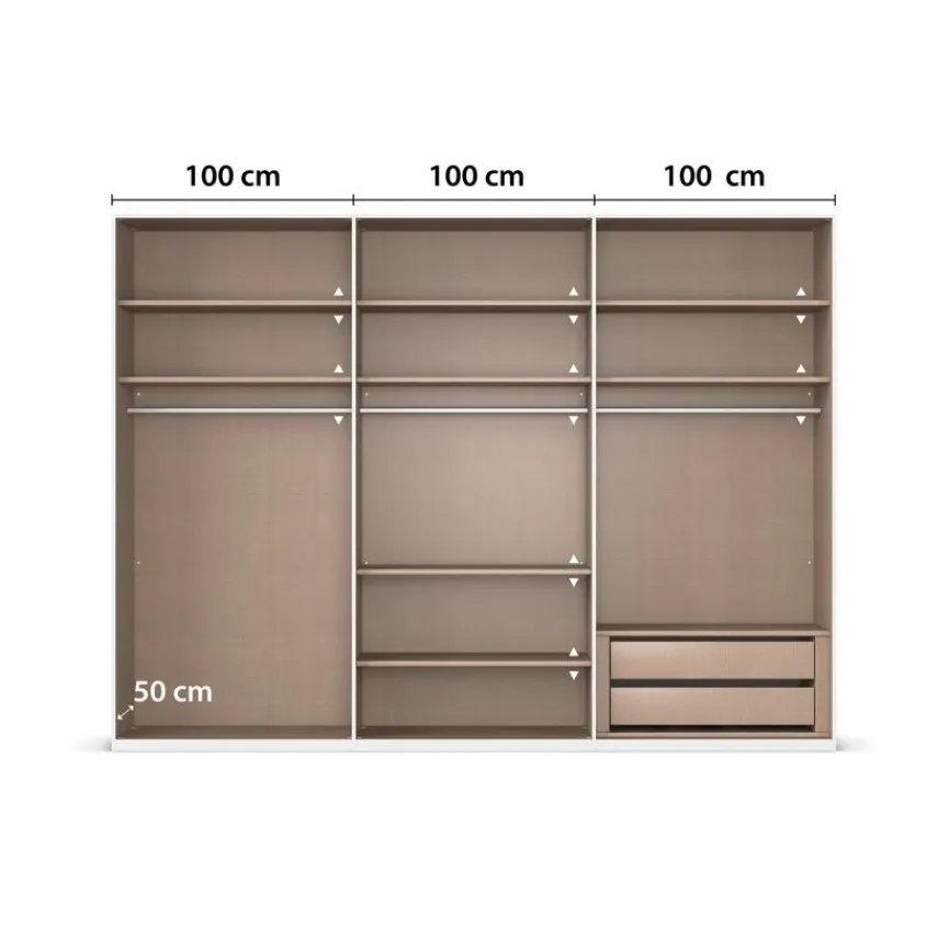 rauch ORANGE Kleiderschrank Juveo 301 x 223 cm