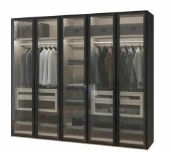 Discount Kleiderschrank Liventio 250 x 236 cm Kleiderschränke