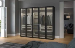 Discount Kleiderschrank Liventio 250 x 236 cm Kleiderschränke