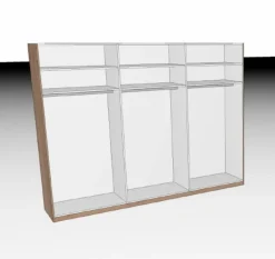 Sale Kleiderschrank Madiva 300 x 230 cm Kleiderschränke