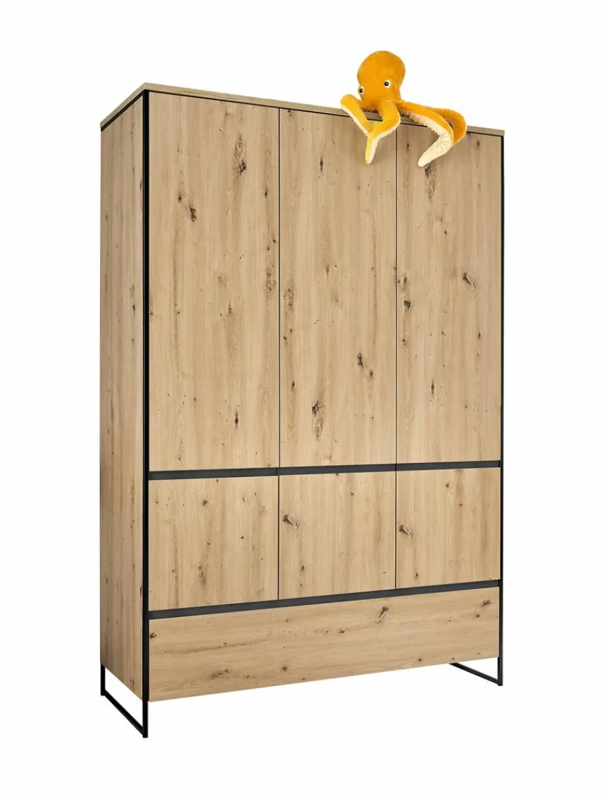 Kinder BEGABINO Kinderzimmer Schränke|Kinderzimmer Schränke|Kleiderschrank Marseille 140 x 210 cm