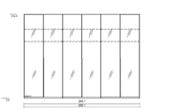 Musterring Kleiderschrank San Diego 300 x 216 cm
