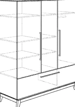 Kinder Paidi Kleiderschrank Sten 171 x 200 cm