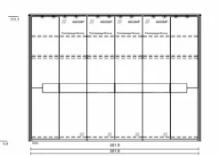 Wöstmann Kleiderschränke|Kleiderschrank WSM 2800 302 x 223 cm