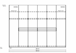 Best Kleiderschrank WSM 4300 302 x 223 cm Kleiderschränke