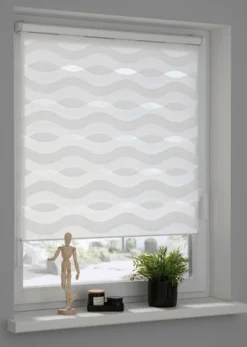 Hot Klemmfix Duo-Rollo Tilda Welle 45 x 150 cm Vorhänge & Gardinen