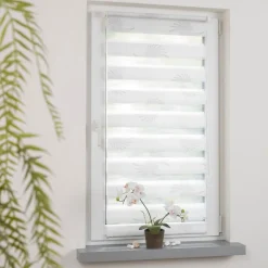 Liedeco Vorhänge & Gardinen|Klemmfix-Duo Rollo Aster 80 x 210 cm