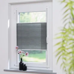 Discount Klemmfix-Plissee Easy 90 x 130 cm Vorhänge & Gardinen