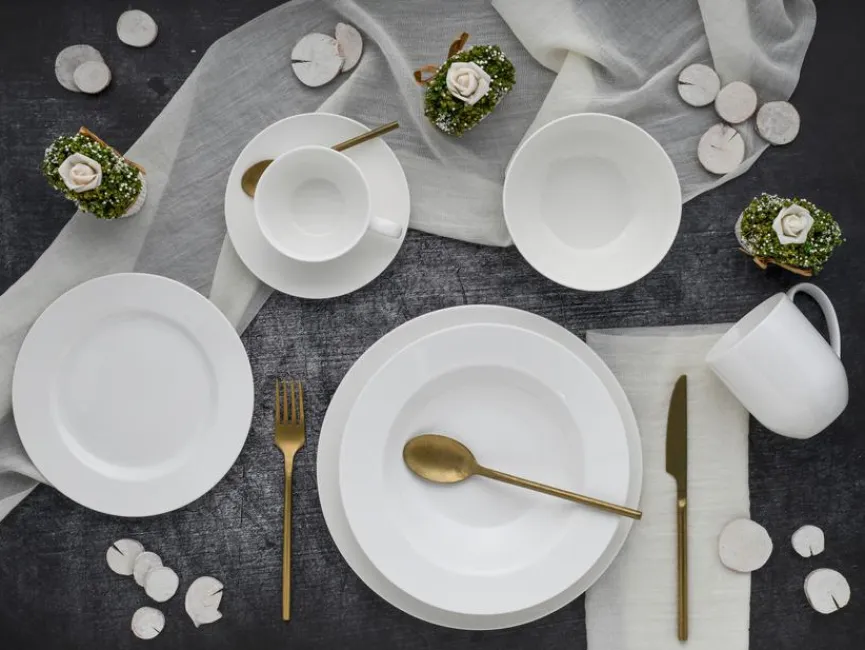 CreaTable Geschirr|Kombiservice Fleur Royal 42tlg.