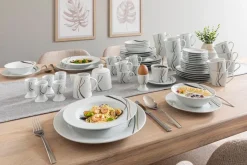 Clearance Kombiservice Kira 62tlg. Geschirr