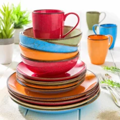 CreaTable Geschirr|Kombiservice Mediterran 16tlg.