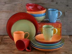 CreaTable Geschirr|Kombiservice Mediterran 16tlg.