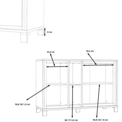 FORTE Kommoden|Kommode Farida