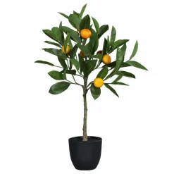 Grünpflanzen|Kunstpflanze Mandarinenbaum 55 cm