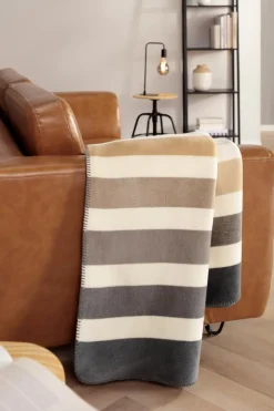 Biederlack Kuscheldecken|Decken|Kuscheldecke Horizon Nature 180 x 220 cm