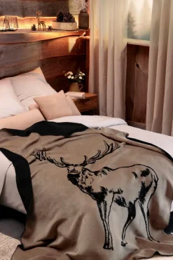 Biederlack Kuscheldecke Deer 150 x 200 cm