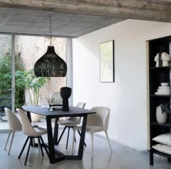 DAHEIM Lampenschirm Rattan Birne