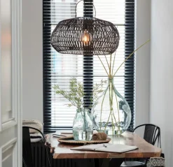 Lampenschirm Rattan M Pendelleuchten