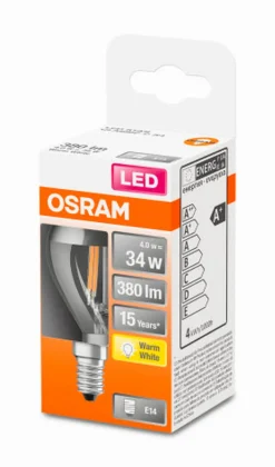 Osram E14|LED Birne E14/4 Watt/Energie F