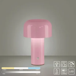 Discount LED-Akkutischleuchte Agnes Tischlampen