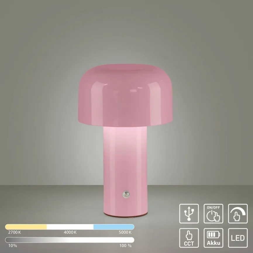 Discount LED-Akkutischleuchte Agnes Tischlampen