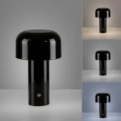 JUST LIGHT. Tischlampen|LED-Akkutischleuchte Agnes