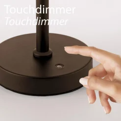 Outlet LED-Akkutischleuchte Rika Tischlampen