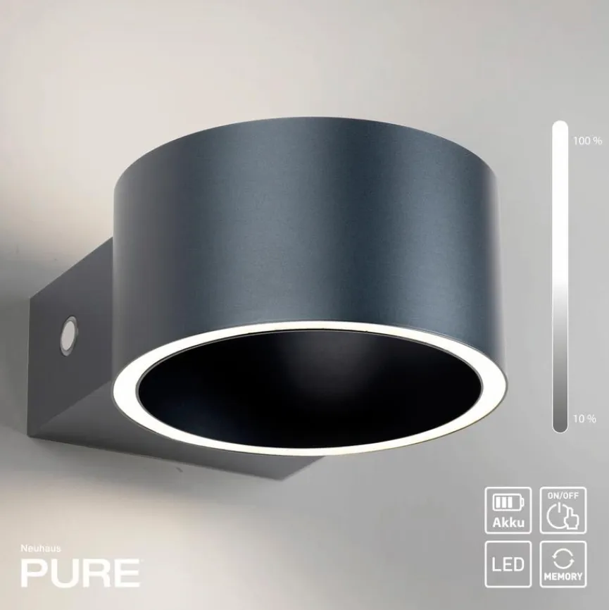Wandleuchten|LED-Akkuwandleuchte Pure Clipse