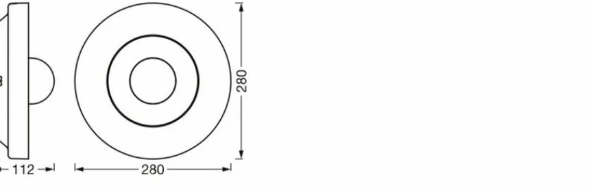 Best LED-Außendeckenleuchte Circle Außendeckenleuchten|Außendeckenleuchten