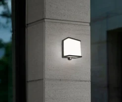 Lutec Led-Solarleuchten|Led-Solarleuchten|LED-Außensolarwandleuchte Doblo