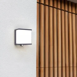 Lutec Led-Solarleuchten|Led-Solarleuchten|LED-Außensolarwandleuchte Doblo